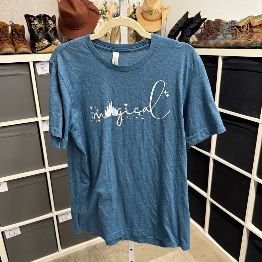 Bella Canvas Blue 'Magical' Short Sleeve Tee - Picture 1 of 7